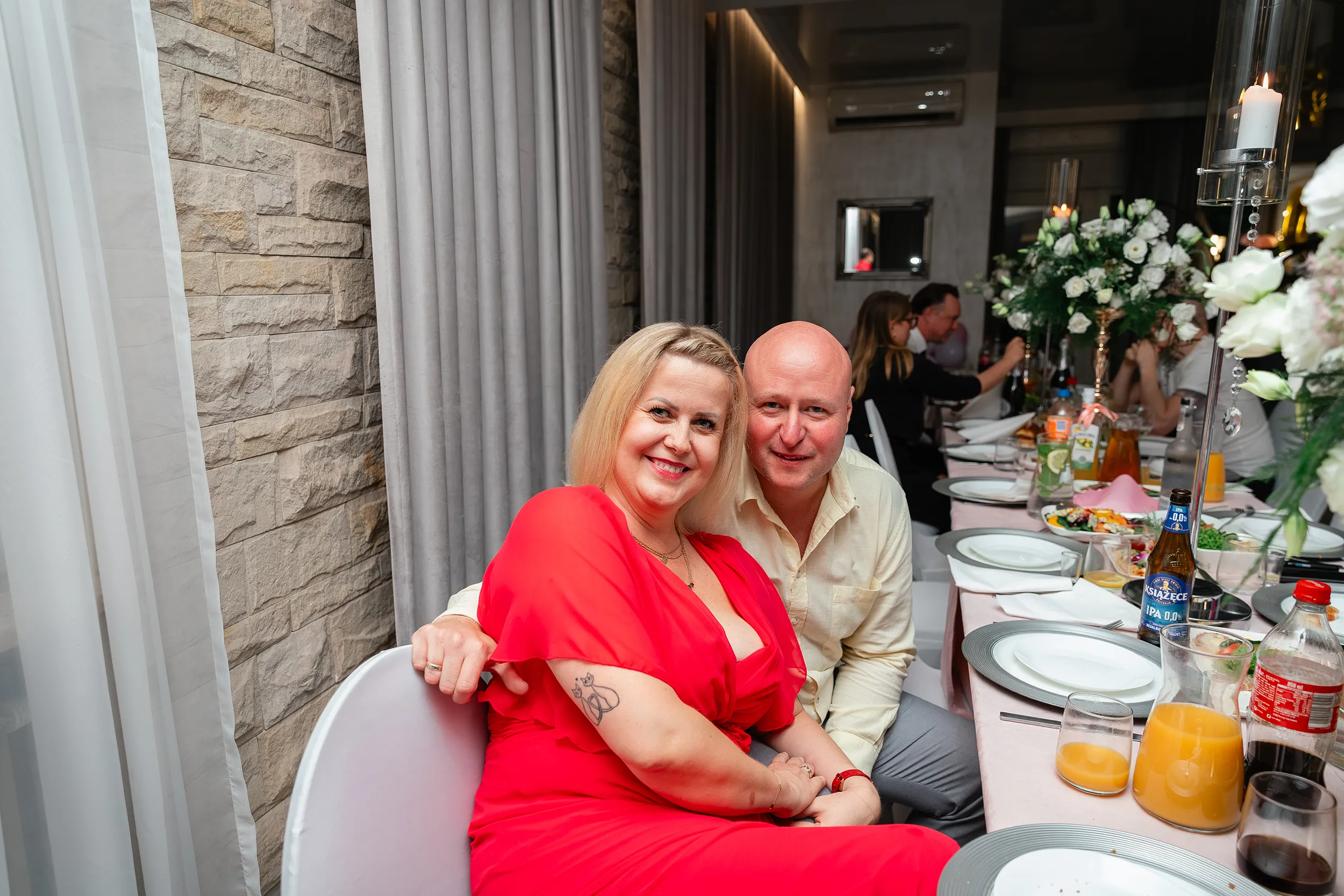 Zdjęcia z imprezy urodzinowej - fotograf na jubileusz Łódź - 40. urodziny Wioli