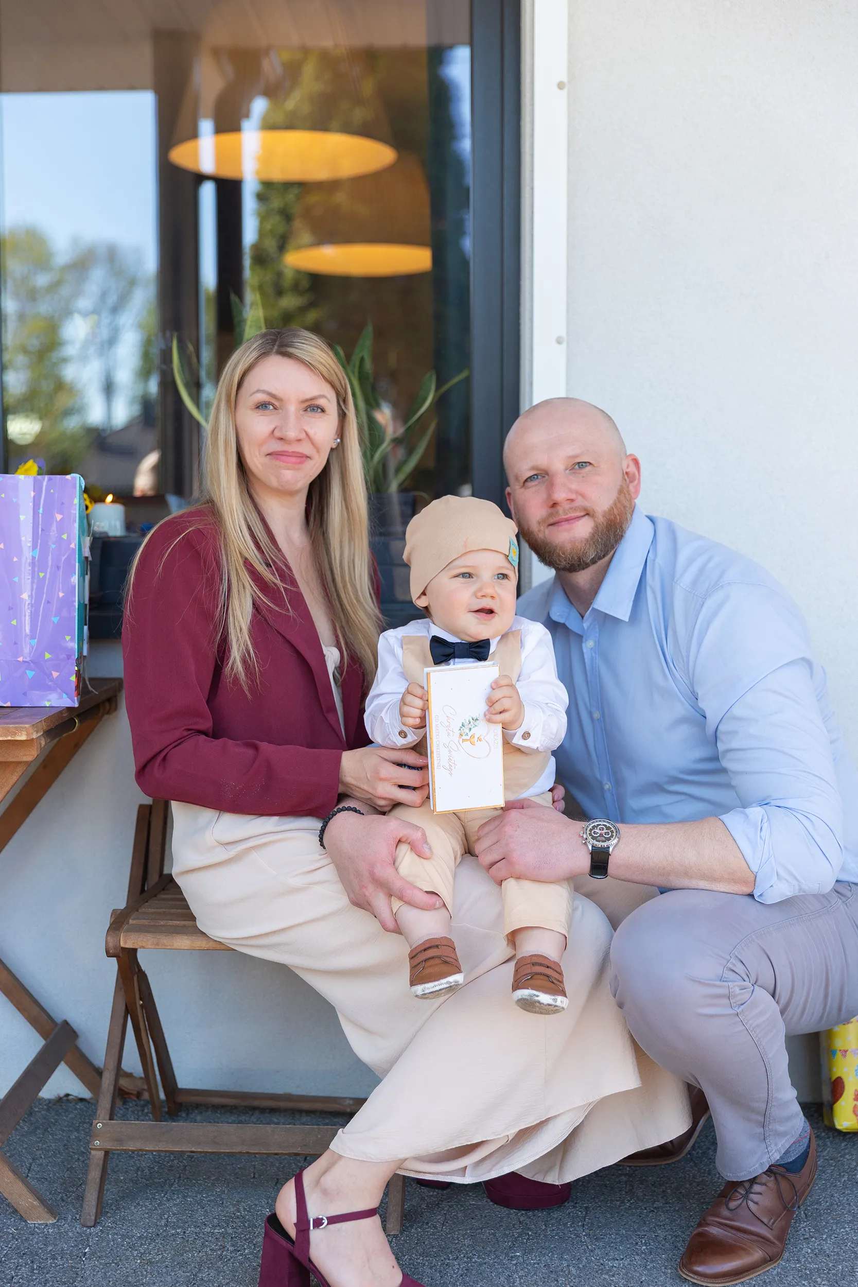 Fotografia chrzcielna Eryka - fotograf na chrzest Łódź - zdjęcia z chrztu świętego