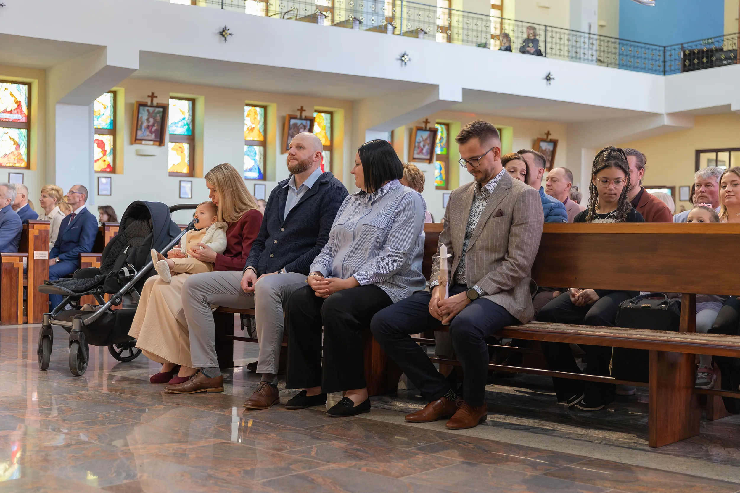 Zdjęcia z chrztu świętego - fotograf na chrzest Łódź - fotografia chrzcielna Eryka