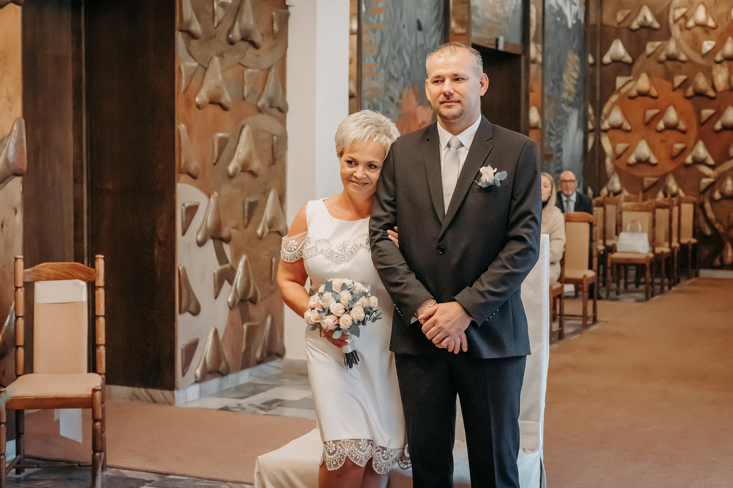 Impreza weselna - zdjęcia ślubne w plenerze Pabianice