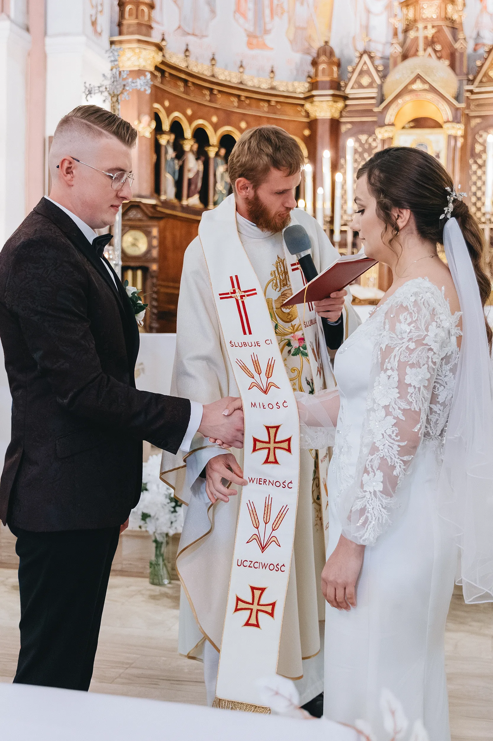 Uroczystość zaślubin - fotograf ślubny Łódź