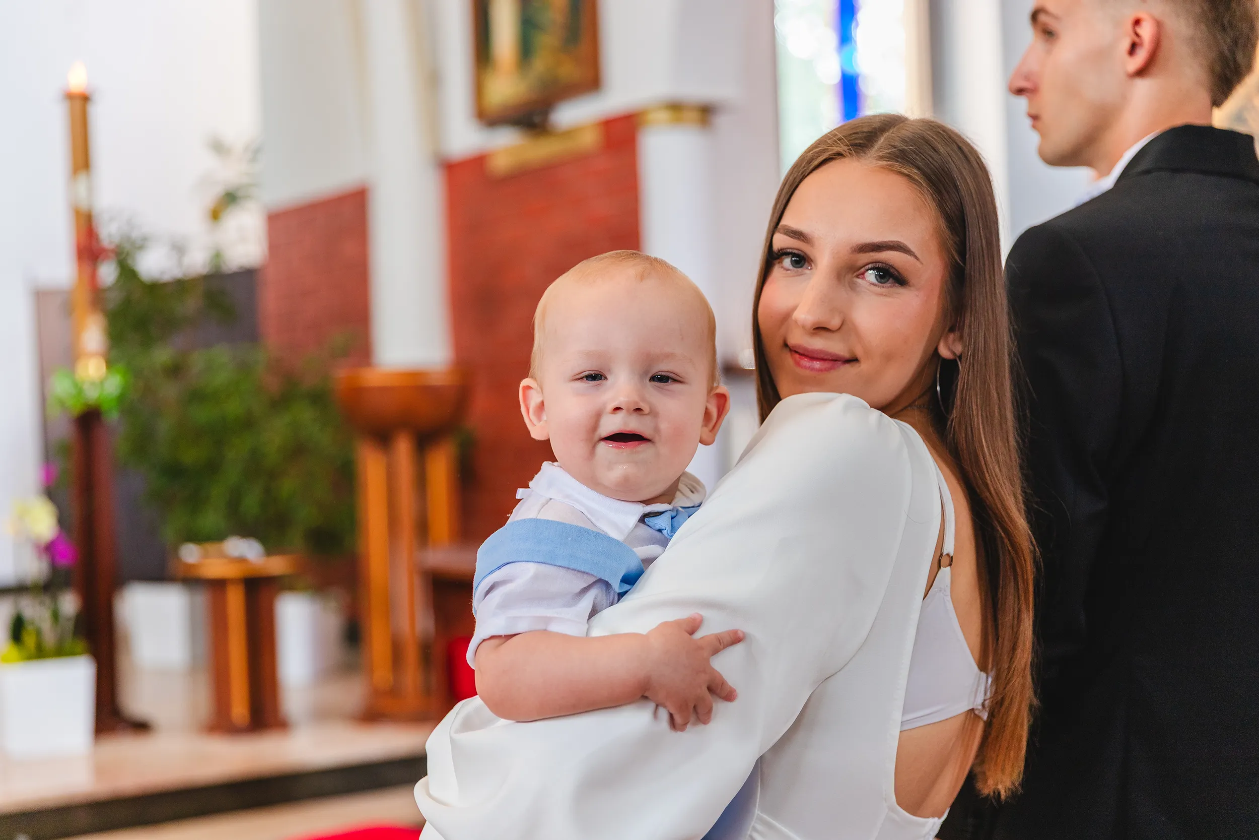Chwile przed chrztem - reportaż z chrztu Piotrków Trybunalski