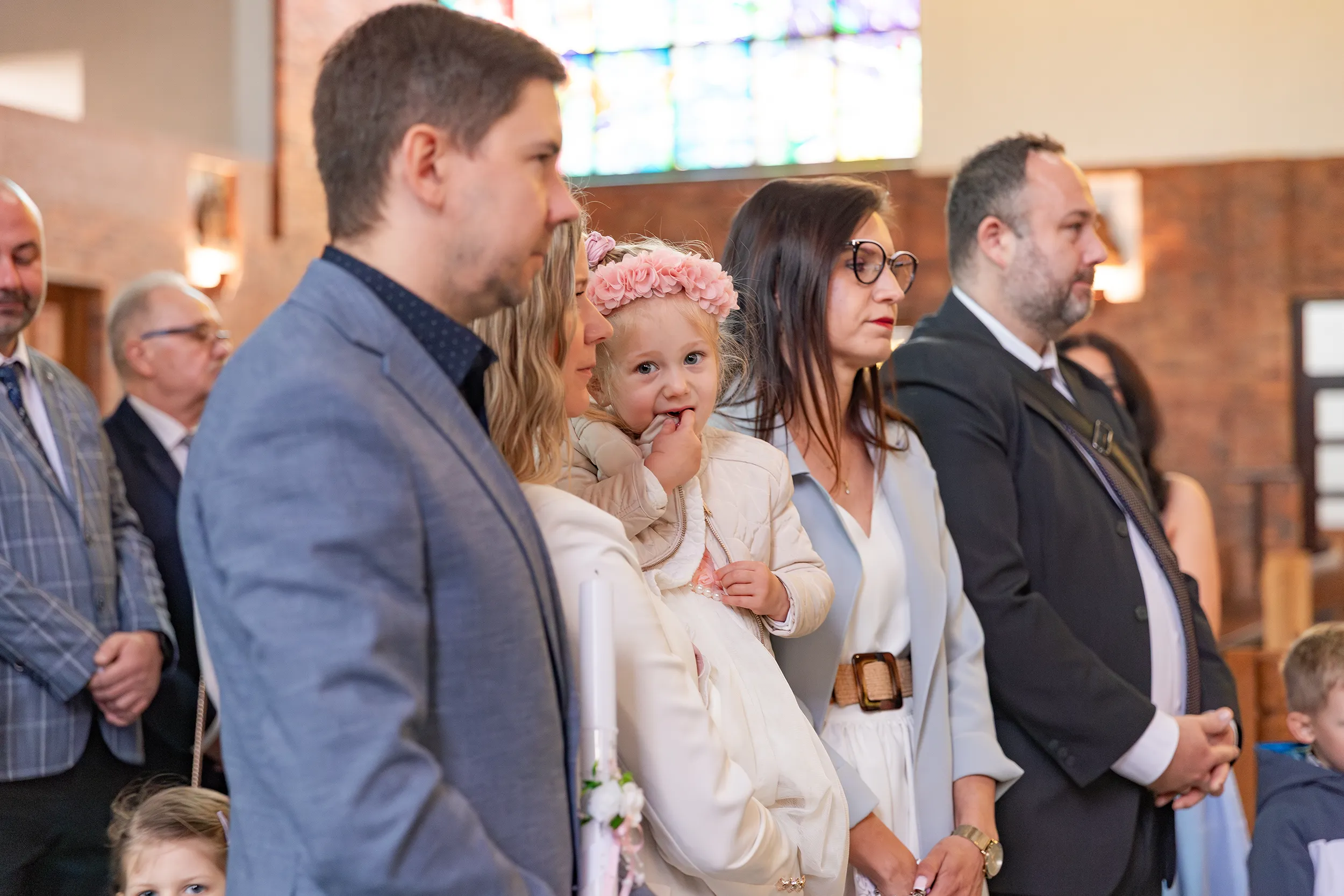 Moment przed ceremonią - zdjęcia z chrztu świętego Zgierz